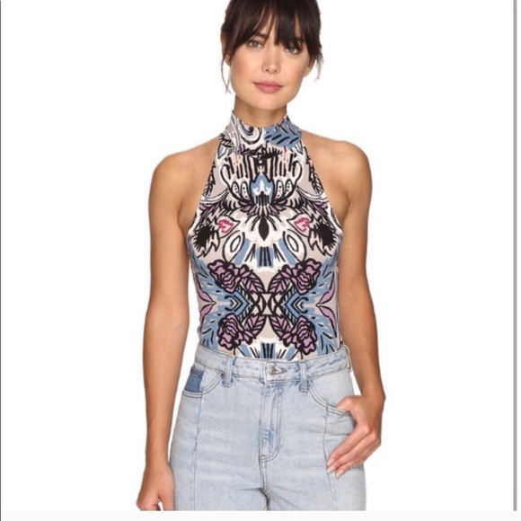 Free People Mock Turtle Neck Body Suit - Picture 6 of 6